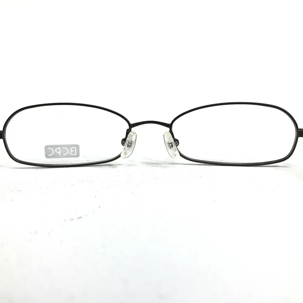 BCPC Eyeglasses Frames BP-180 COL.26 Brown Yellow Orange Round Oval 54-18-140